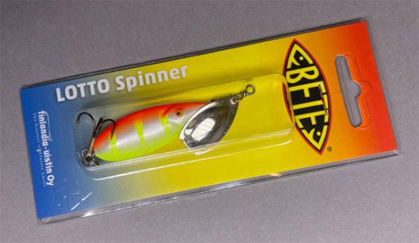 Bete LOTTO Spinner 12 Gramm, Länge: 45 mm, Farbe: 070 orange/weiß/gelb